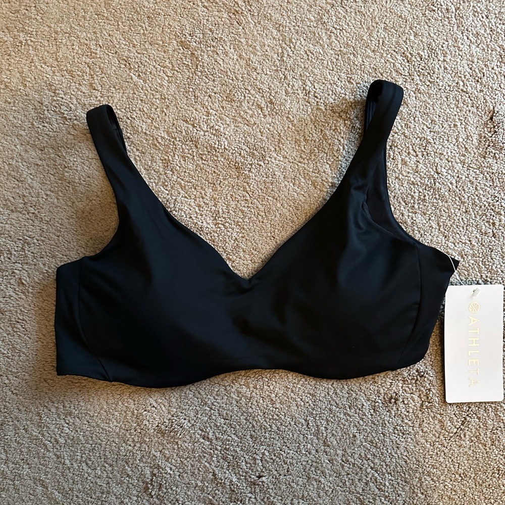 Athleta Women's Black Bikini Top